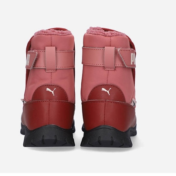 Puma Kids Pink N’ Maroon SnowBoots Size 9C - Picture 6 of 7